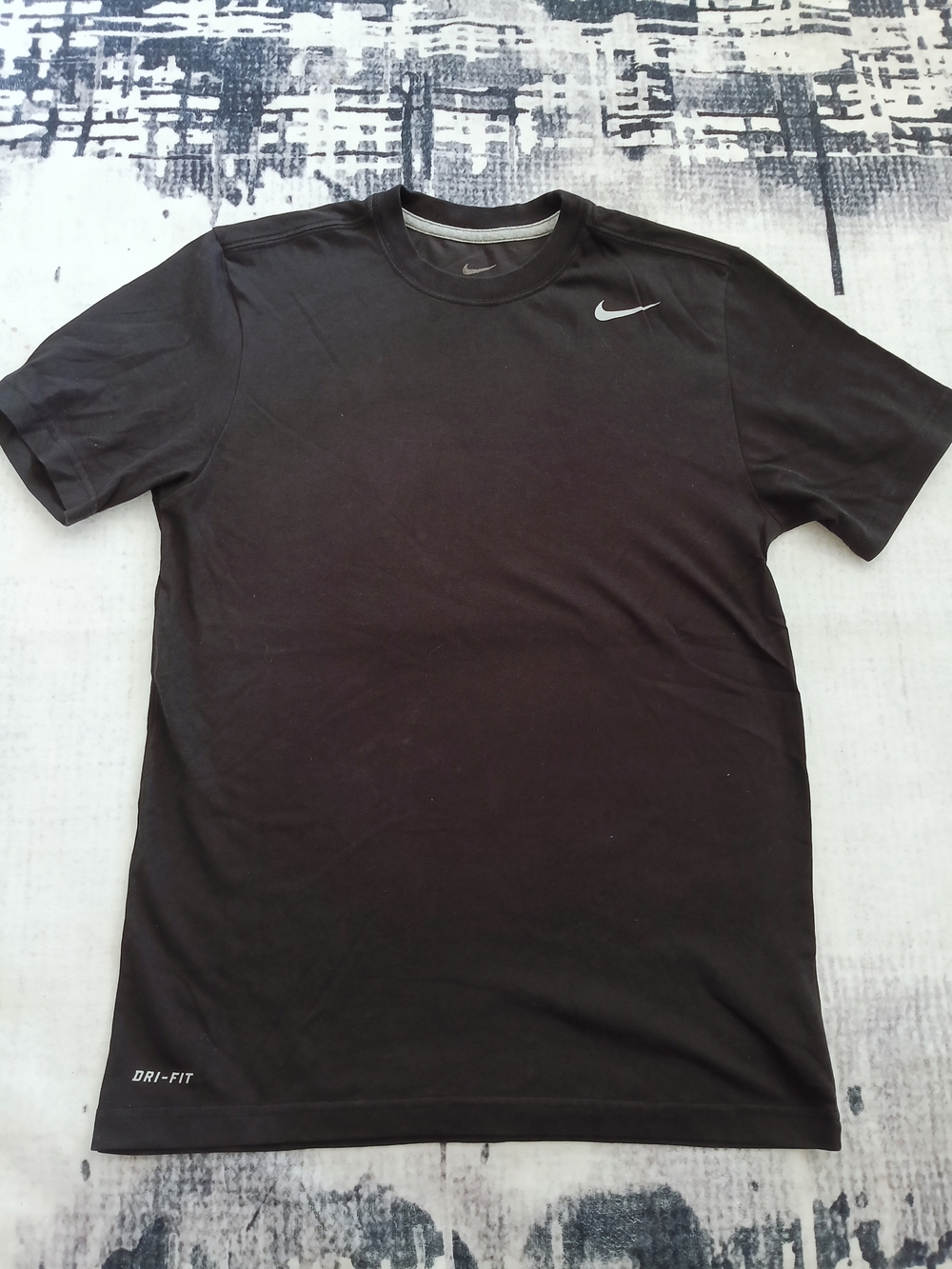 Nike Black Short Sleeve Dri-FIT Crew Tee